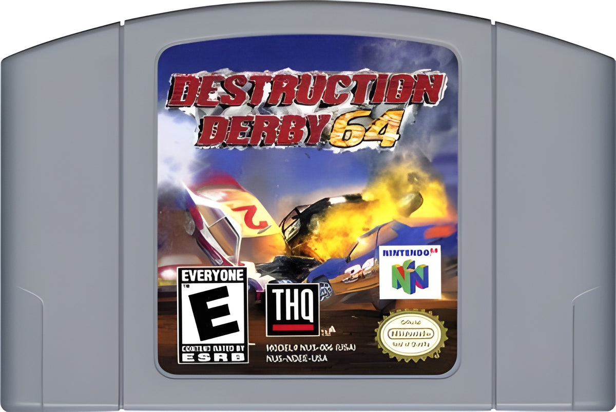 Destruction Derby 64 N64 - Video Game - Used - CaveGamers - Image 3