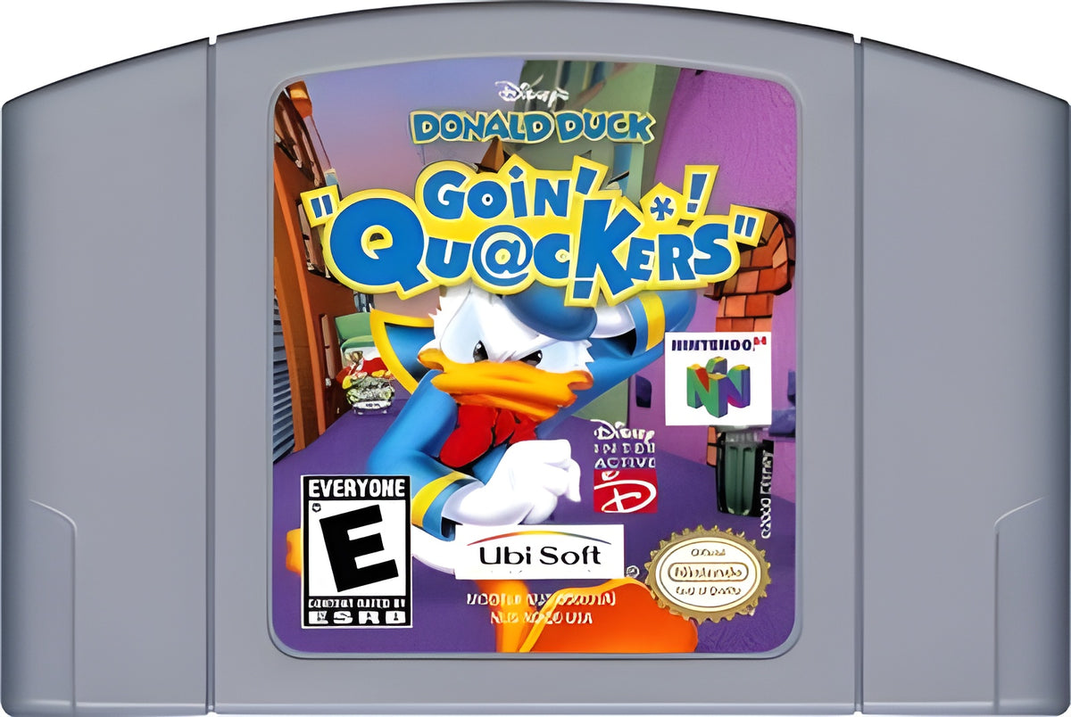 Donald Duck Going Quackers N64 - Video Game - Used - CaveGamers - Image 3