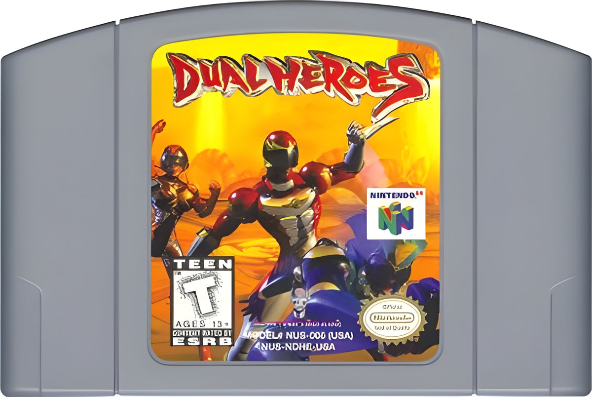 Dual Heroes N64 - Video Game - Used - CaveGamers - Image 3