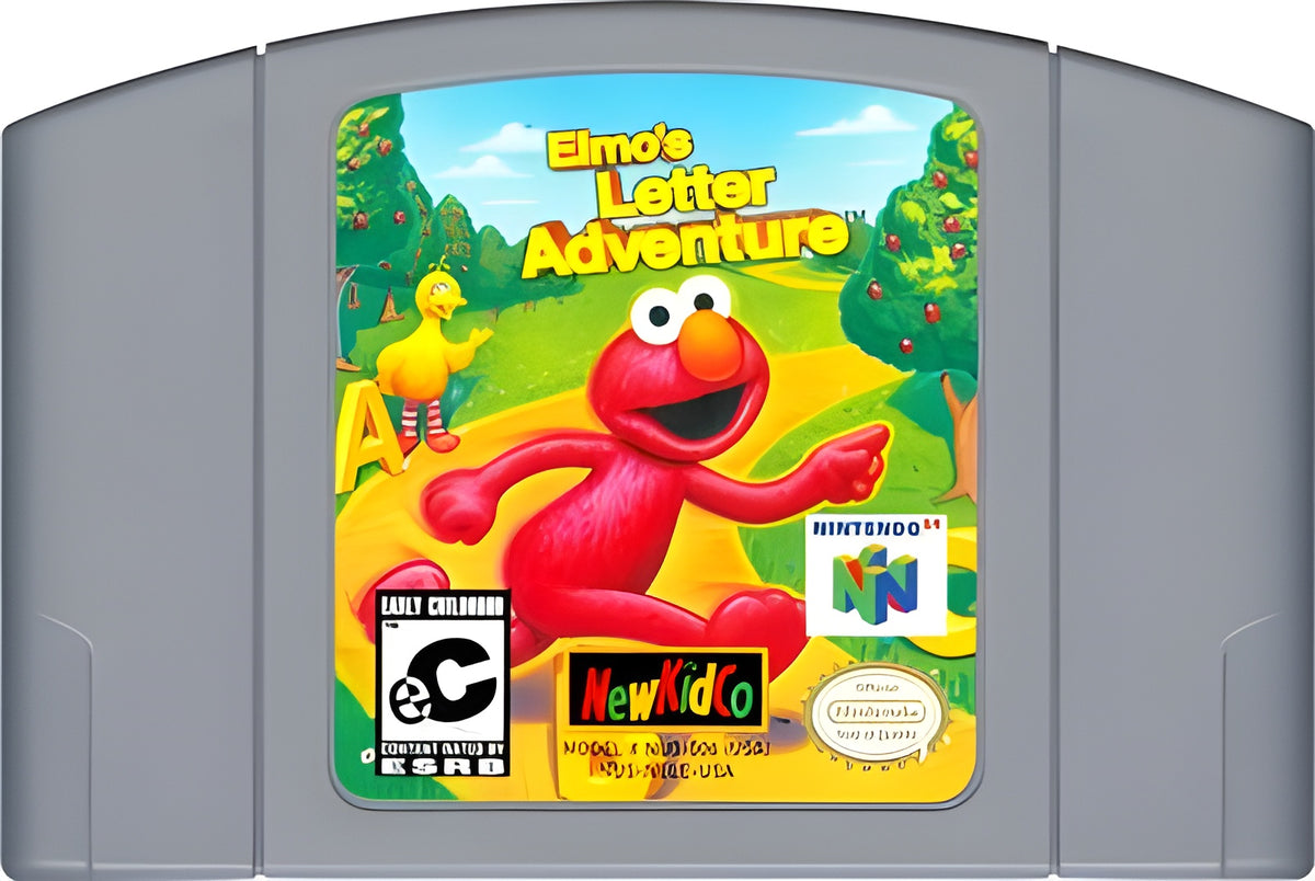 Elmo's Letter Adventure N64 - Video Game - Used - CaveGamers - Image 3
