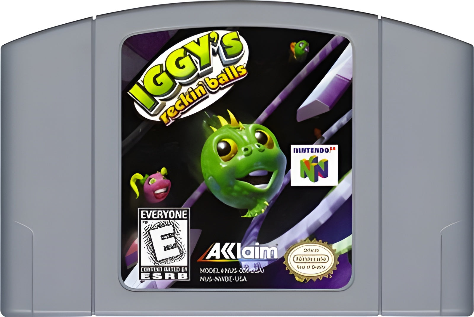 Iggy's Reckin' Balls N64 - Video Game - Used - CaveGamers - Image 3