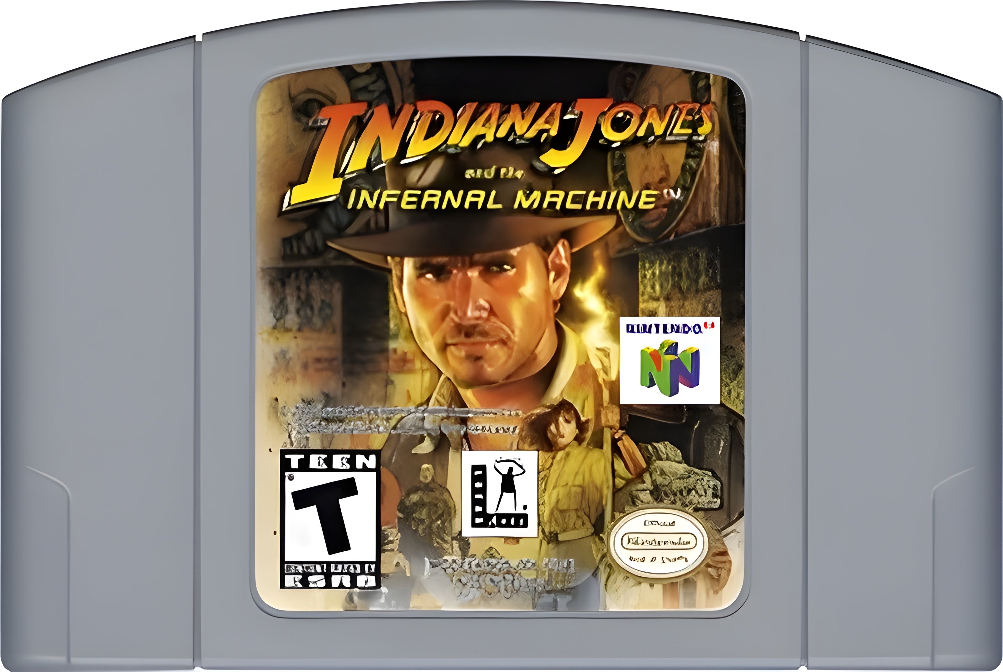 Indiana Jones Infernal Machine N64 - Video Game - Used - CaveGamers - Image 3