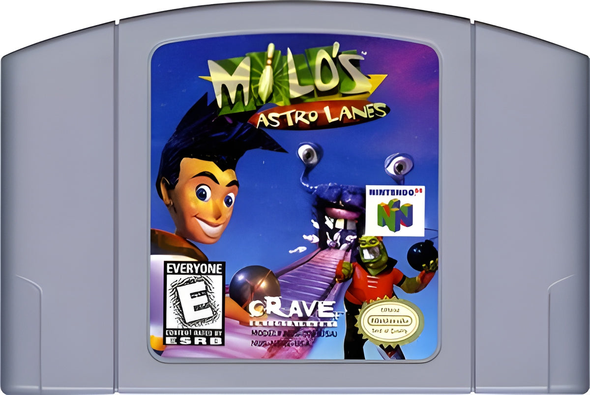 Milo's Astro Lanes N64 - Video Game - Used - CaveGamers - Image 3