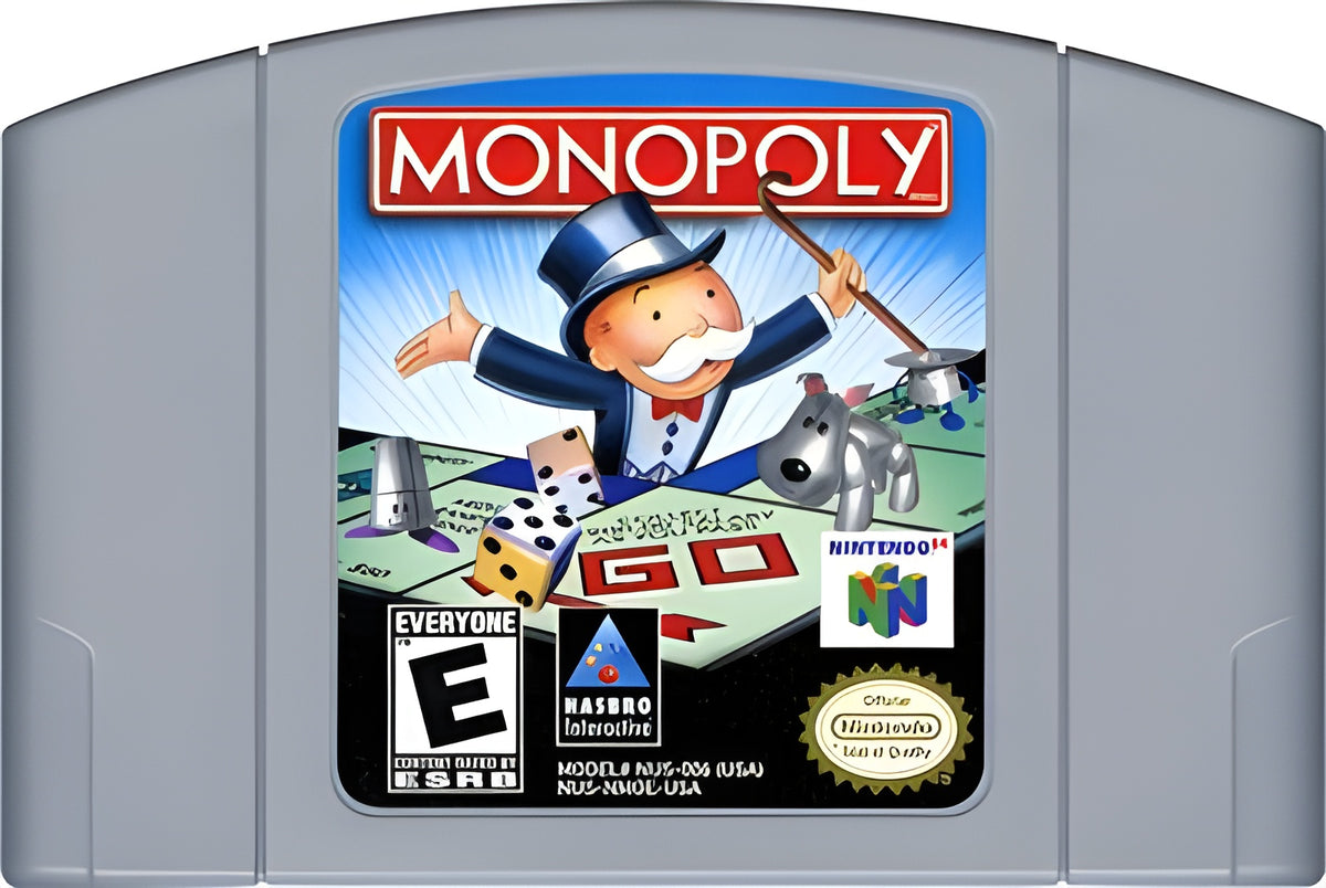 Monopoly N64 - Video Game - Used - CaveGamers - Image 3