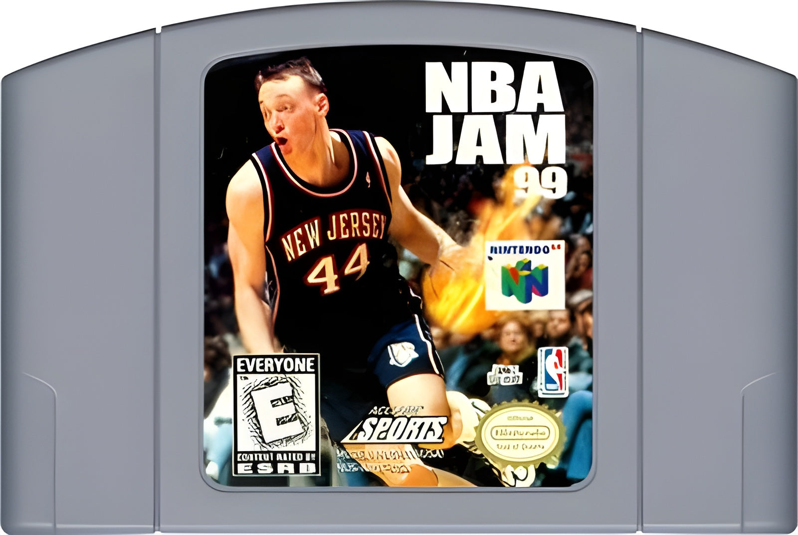 NBA Jam 99 N64 - Video Game - Used - CaveGamers - Image 3