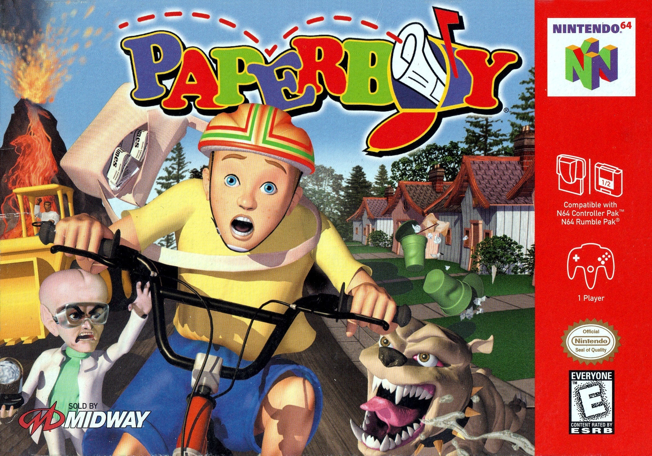 Paperboy N64 - Video Game - Used - CaveGamers