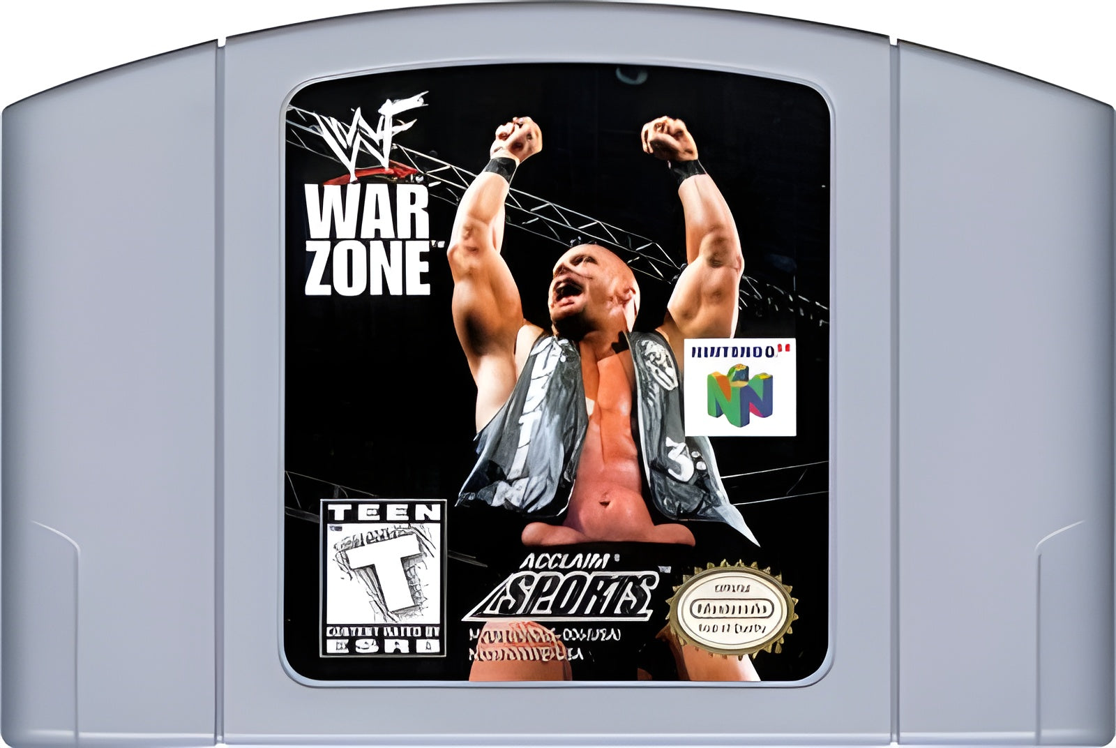 WWF Warzone N64 - Video Game - Used - CaveGamers - Image 3