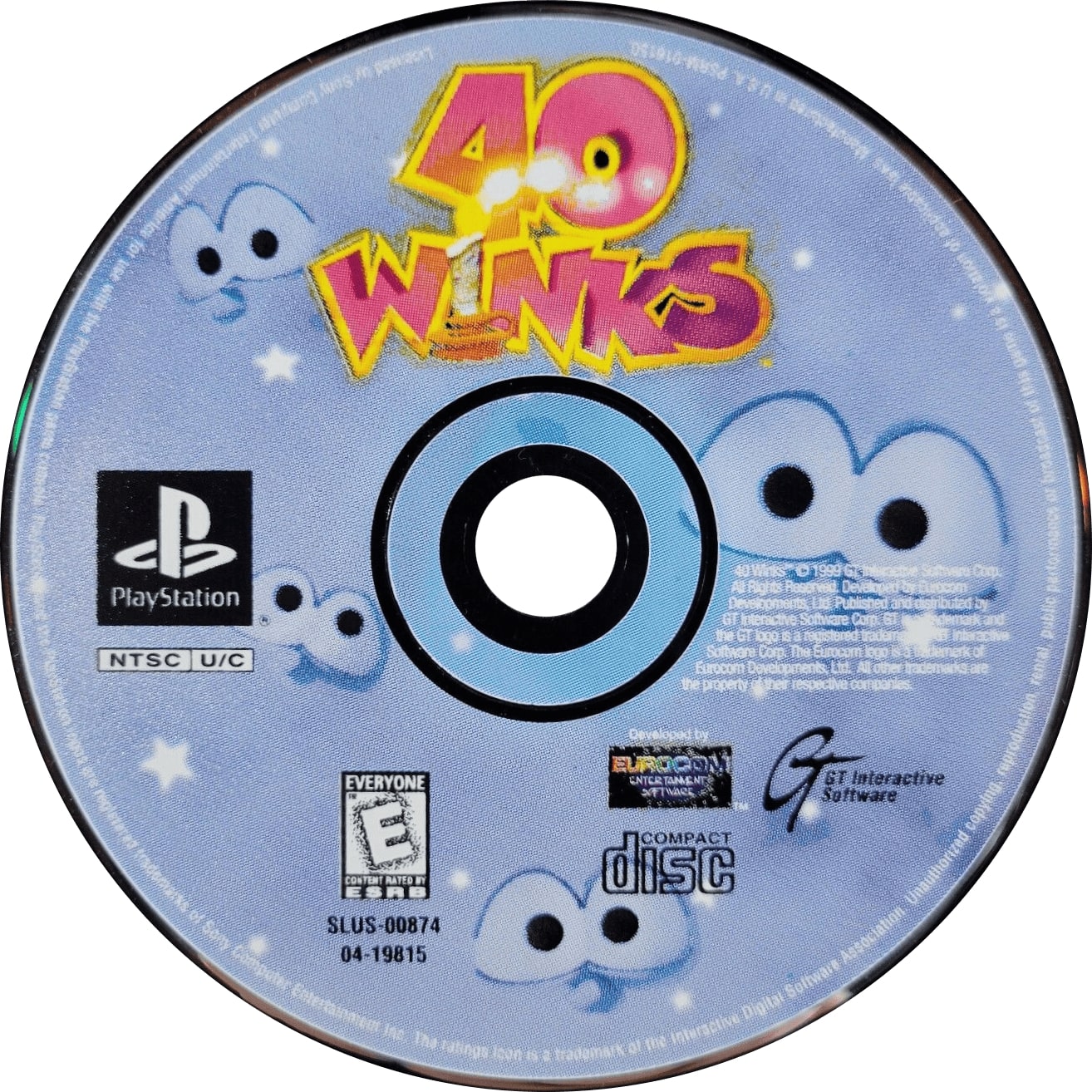 40 Winks Playstation - Video Game - Used - CaveGamers - Image 3