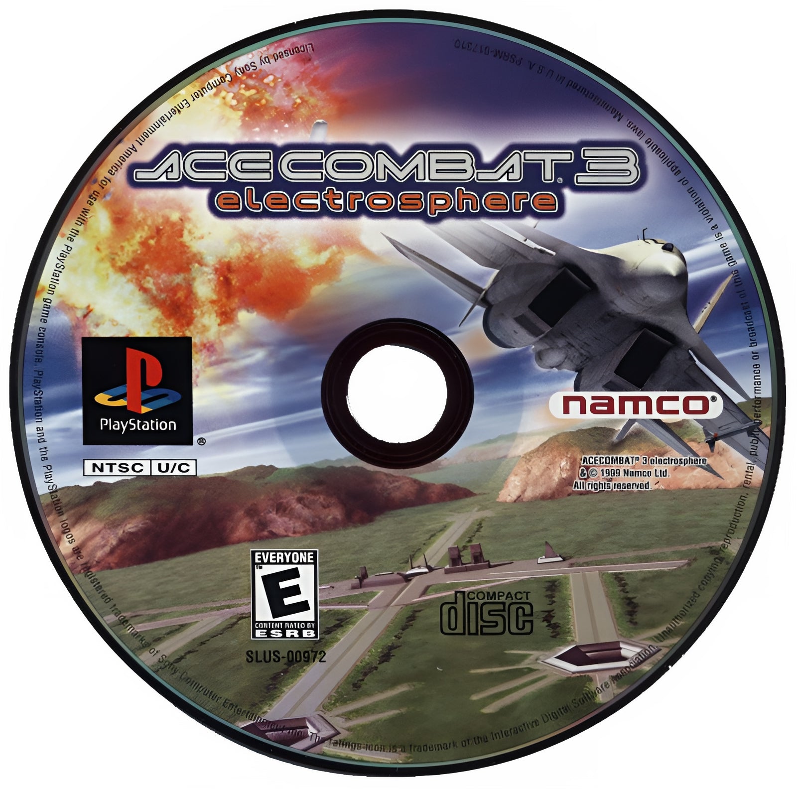 Ace Combat 3 Electrosphere Playstation - Video Game - Used - CaveGamers - Image 3