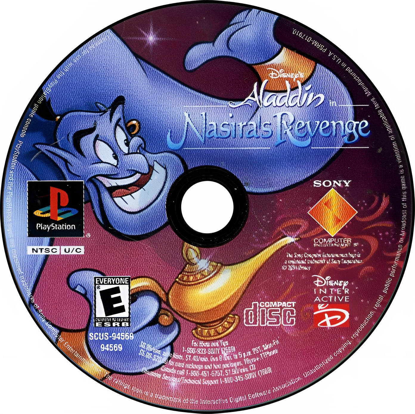 Aladdin in Nasiras Revenge Playstation - Video Game - Used - CaveGamers - Image 3