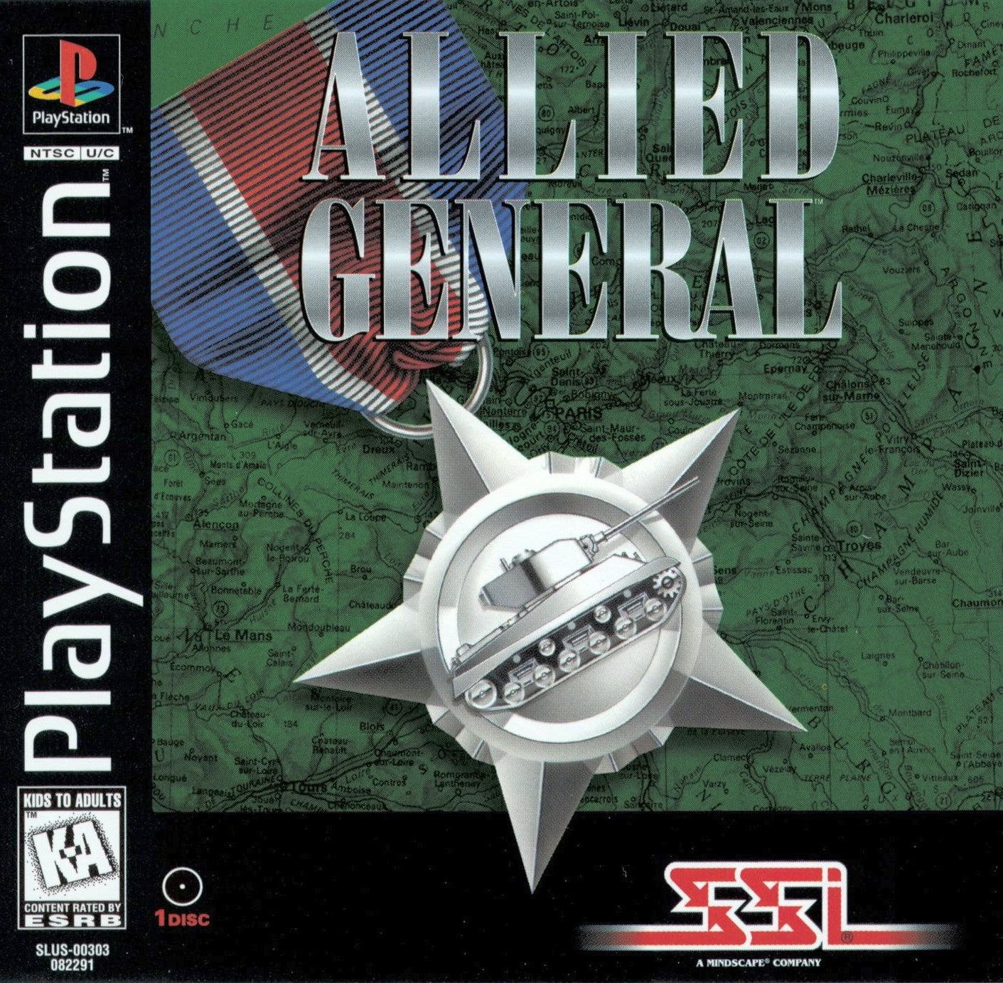 Allied General Playstation - Video Game - Used - CaveGamers