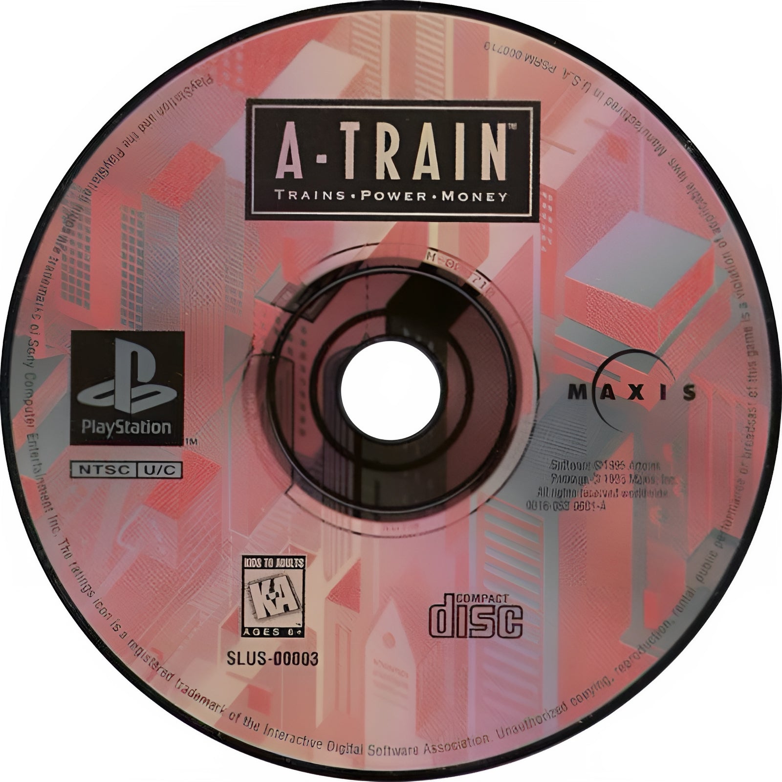 A-Train Playstation - Video Game - Used - CaveGamers - Image 3