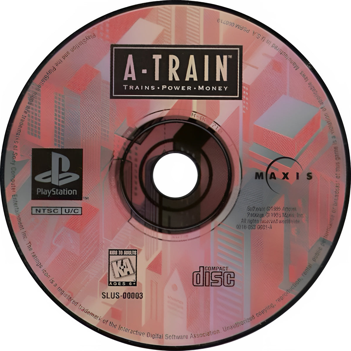 A-Train Playstation - Video Game - Used - CaveGamers - Image 3