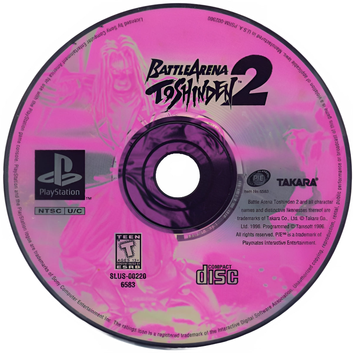 Battle Arena Toshinden 2 Playstation - Video Game - Used - CaveGamers - Image 3