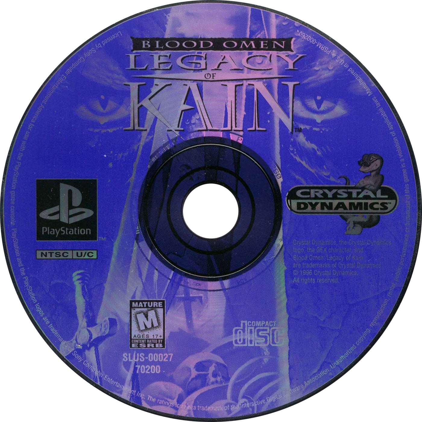 Blood Omen: Legacy of Kain Playstation - Video Game - Used - CaveGamers - Image 3