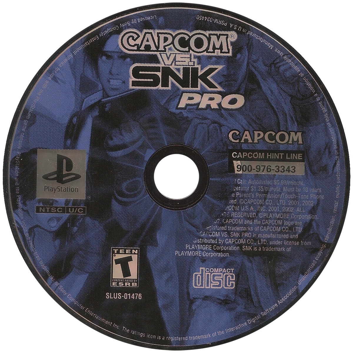 Capcom vs SNK Pro Playstation - Video Game - Used - CaveGamers - Image 3
