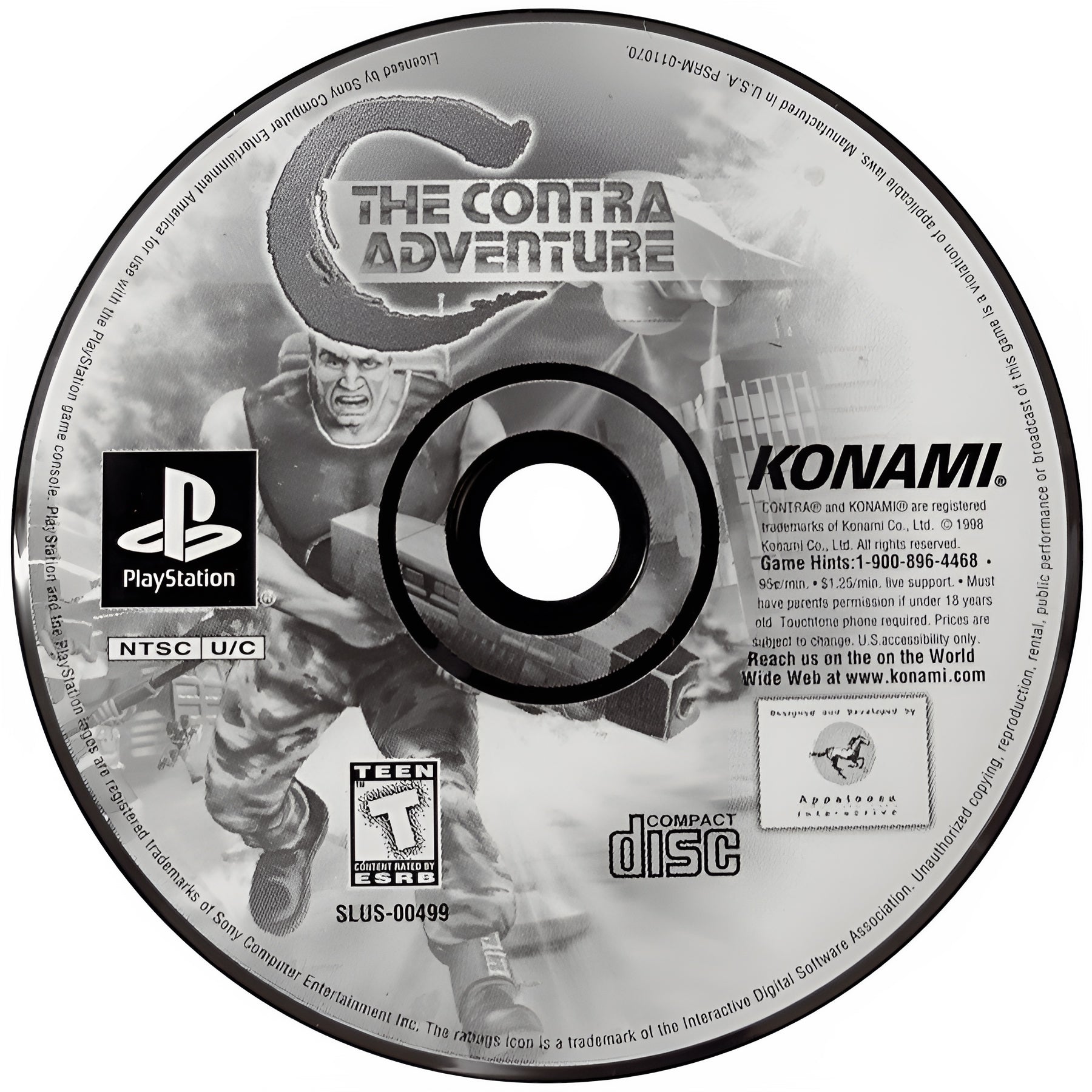 Contra Adventure Playstation - Video Game - Used - CaveGamers - Image 3