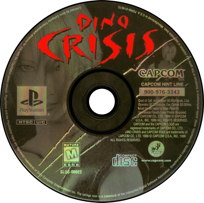 Dino Crisis Playstation - Video Game - Used - CaveGamers - Image 3