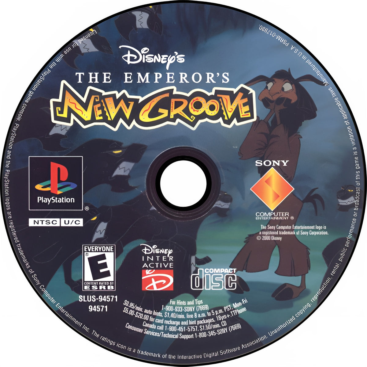Emperor's New Groove Playstation - Video Game - Used - CaveGamers - Image 3
