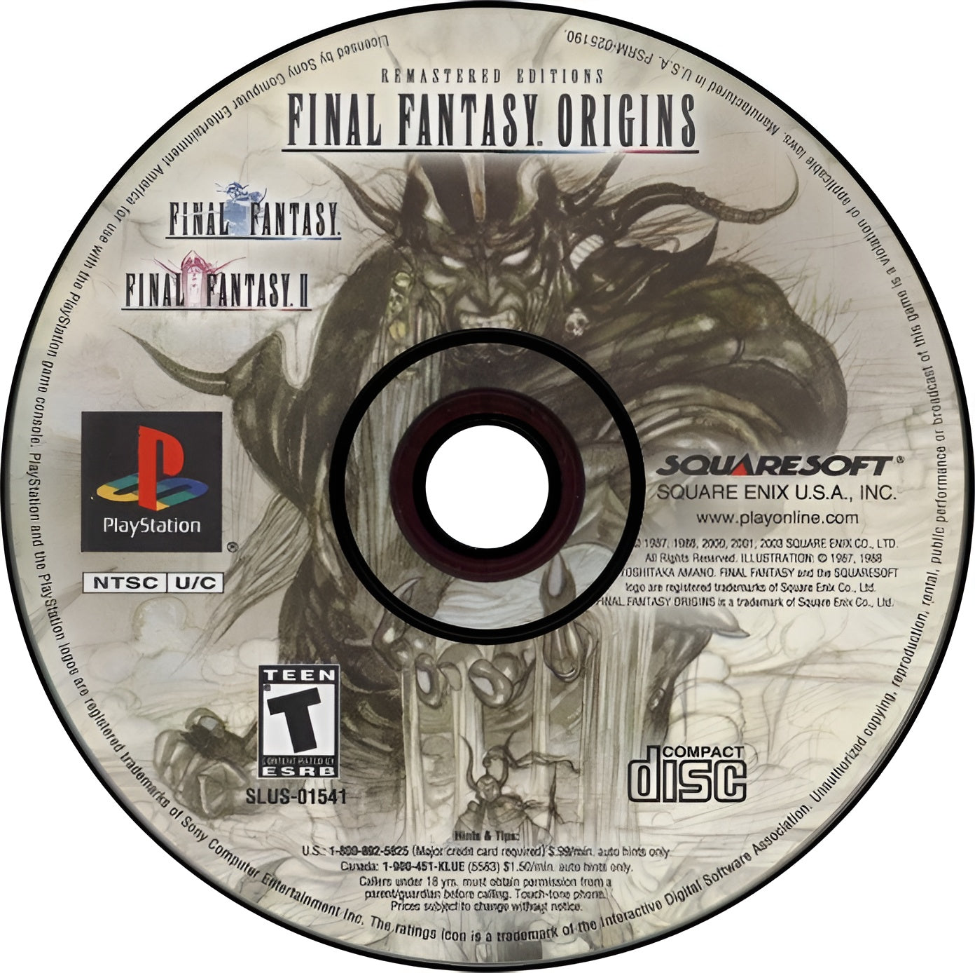 Final Fantasy Origins Playstation - Video Game - Used - CaveGamers - Image 3