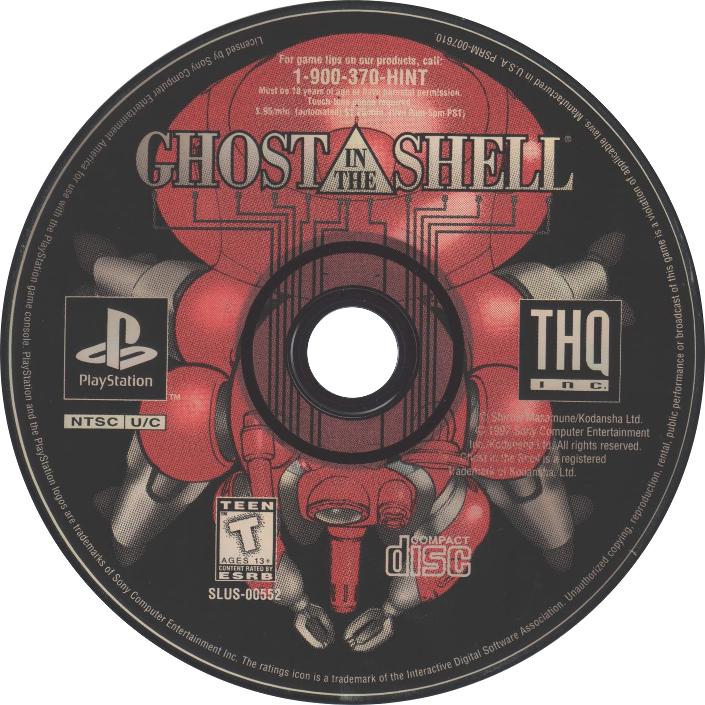 Ghost in the Shell Playstation - Video Game - Used - CaveGamers - Image 3