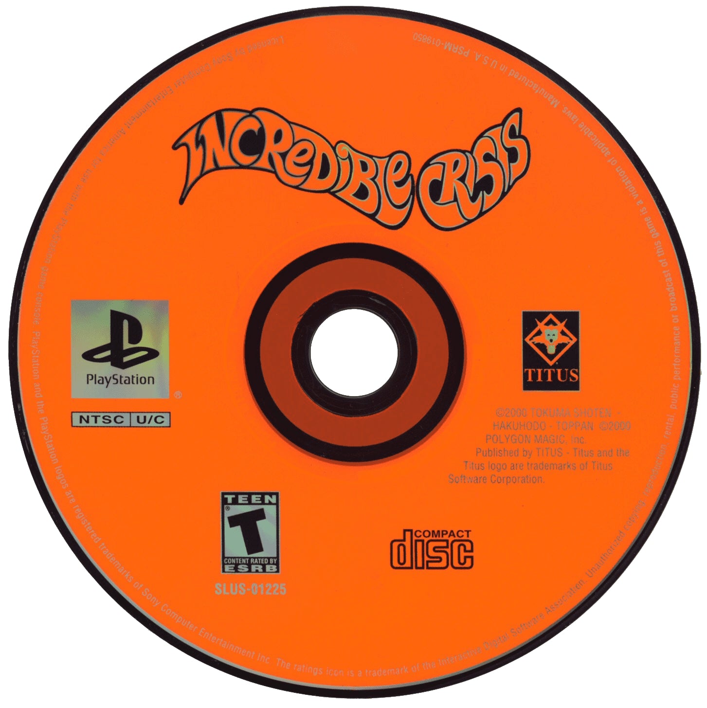 Incredible Crisis Playstation - Video Game - Used - CaveGamers - Image 3
