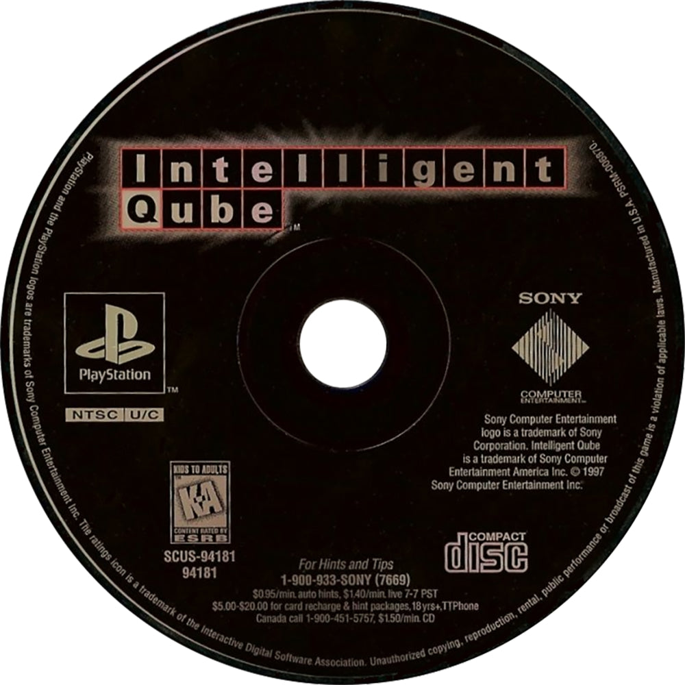 Intelligent Qube Playstation - Video Game - Used - CaveGamers - Image 3
