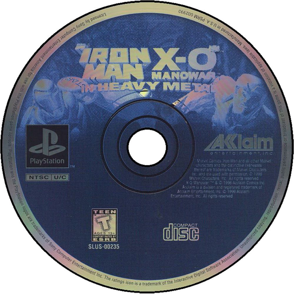 Iron Man X-O Manowar in Heavy Metal Playstation - Video Game - Used - CaveGamers - Image 3
