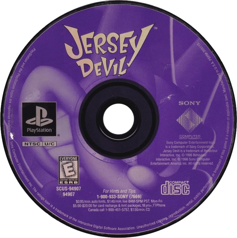 Jersey Devil Playstation - Video Game - Used - CaveGamers - Image 3