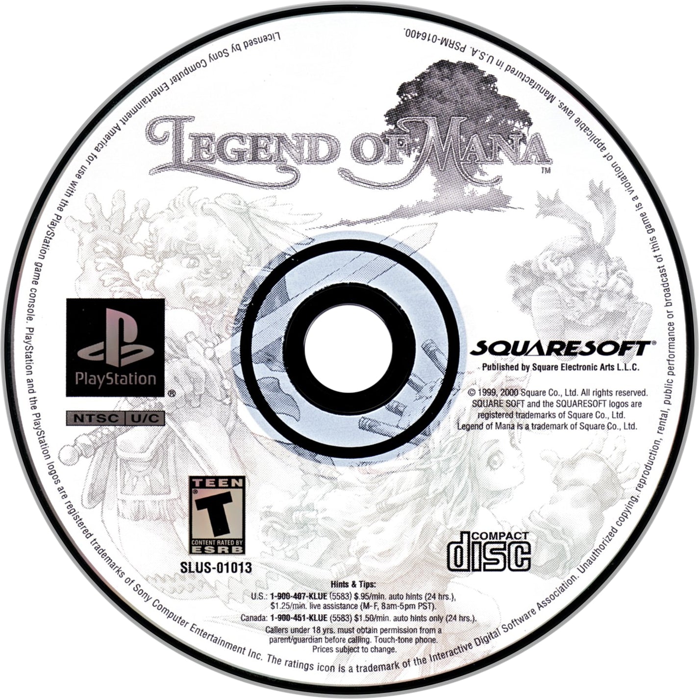 Legend of Mana Playstation - Video Game - Used - CaveGamers - Image 3