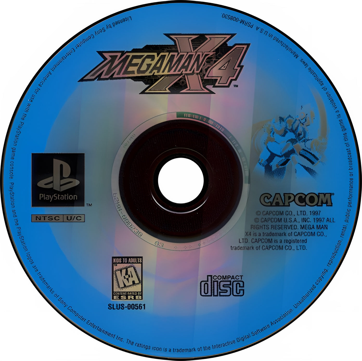 Mega Man X4 Playstation - Video Game - Used - CaveGamers - Image 3