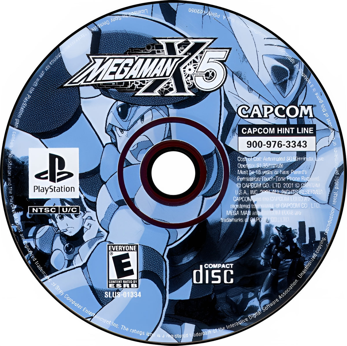 Mega Man X5 Playstation - Video Game - Used - CaveGamers - Image 3