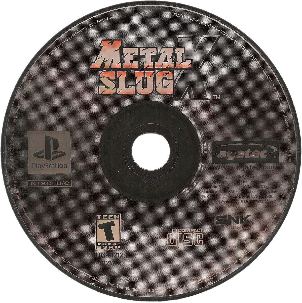 Metal Slug X Playstation - Video Game - Used - CaveGamers - Image 3