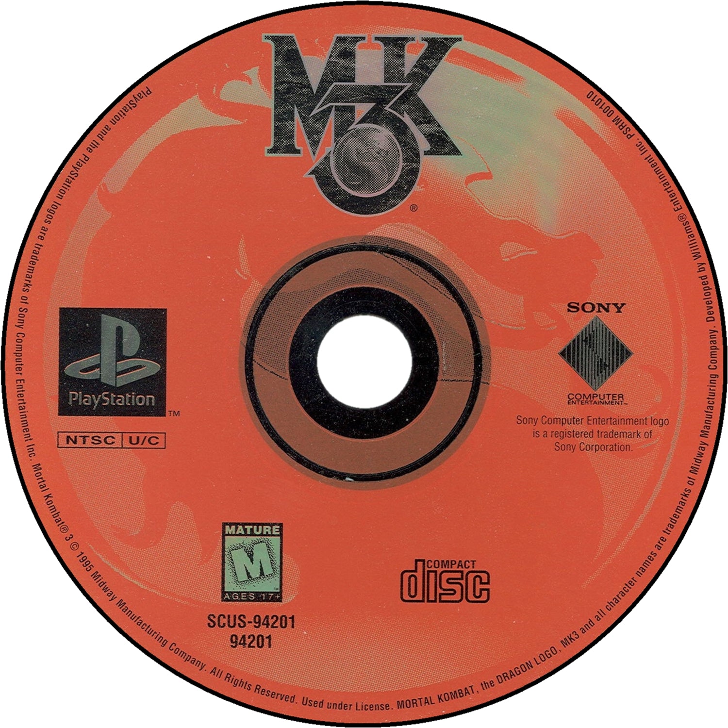 Mortal Kombat 3 Playstation - Video Game - Used - CaveGamers - Image 3