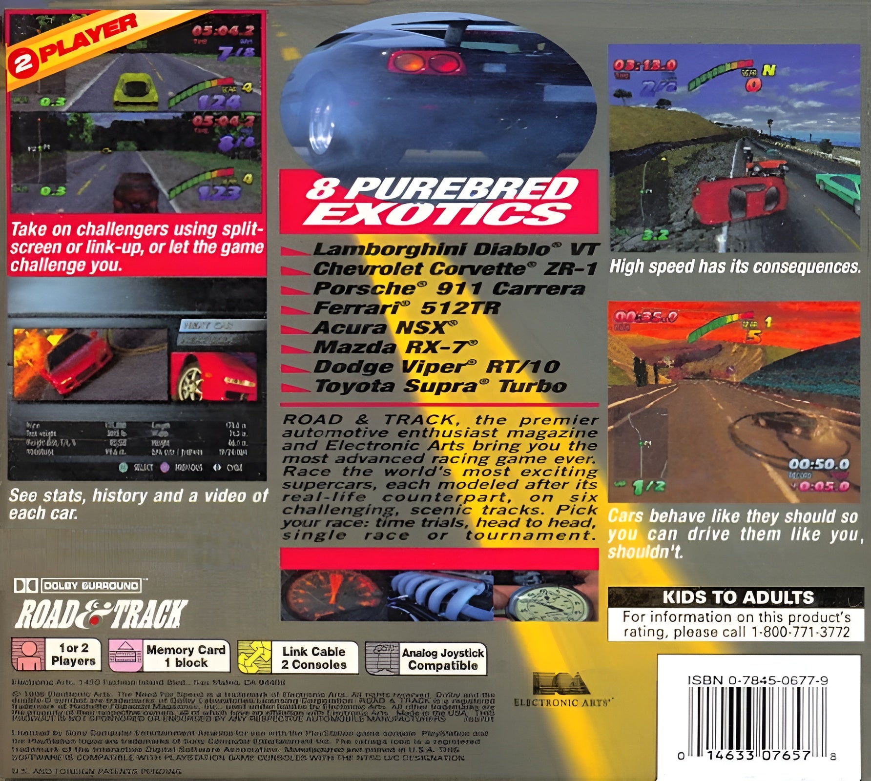 Need for Speed Playstation - Video Game - Used - CaveGamers - Image 2