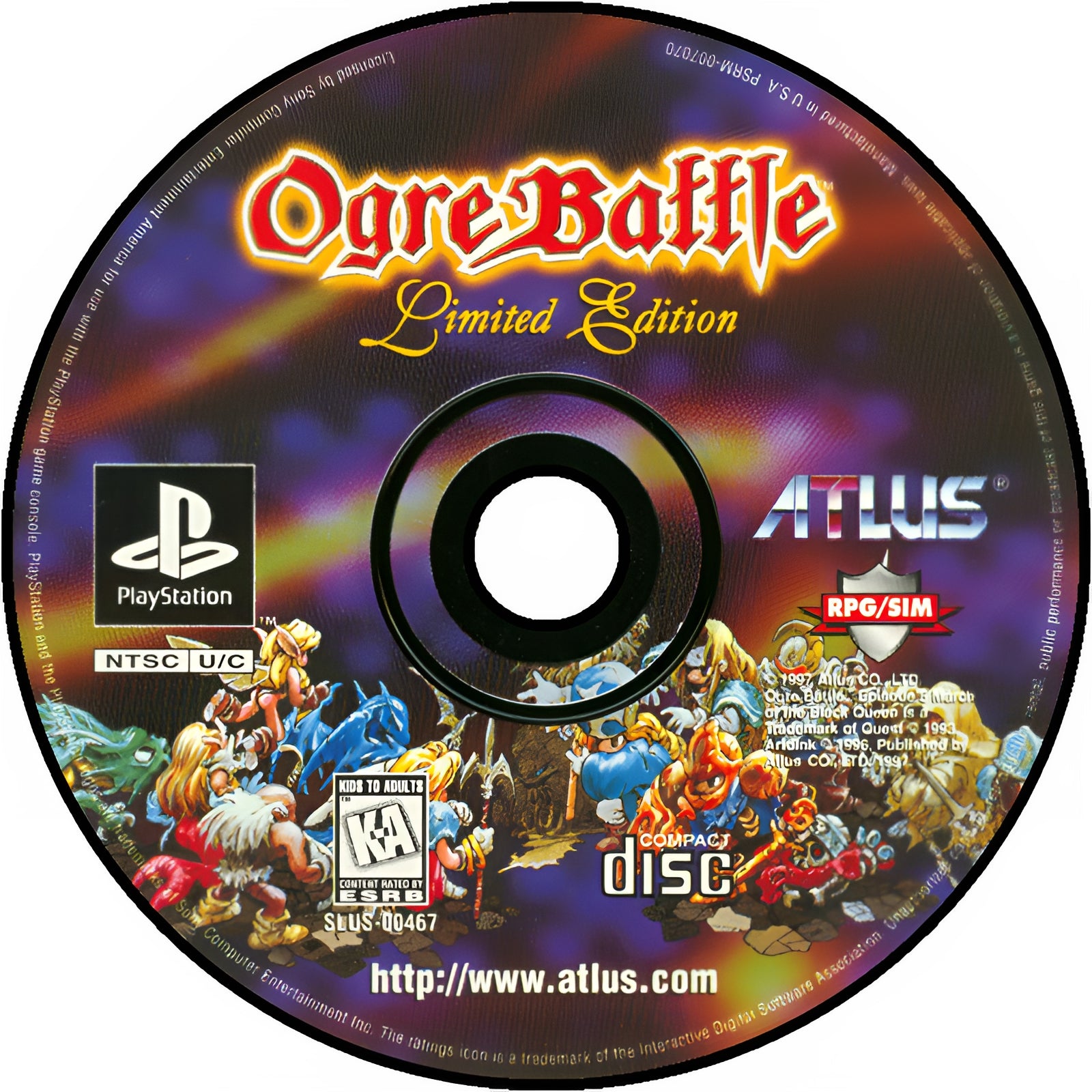 Ogre Battle Playstation - Video Game - Used - CaveGamers - Image 3