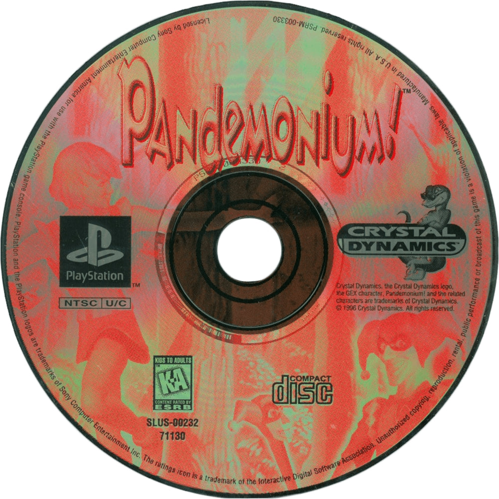Pandemonium! Playstation - Video Game - Used - CaveGamers - Image 3