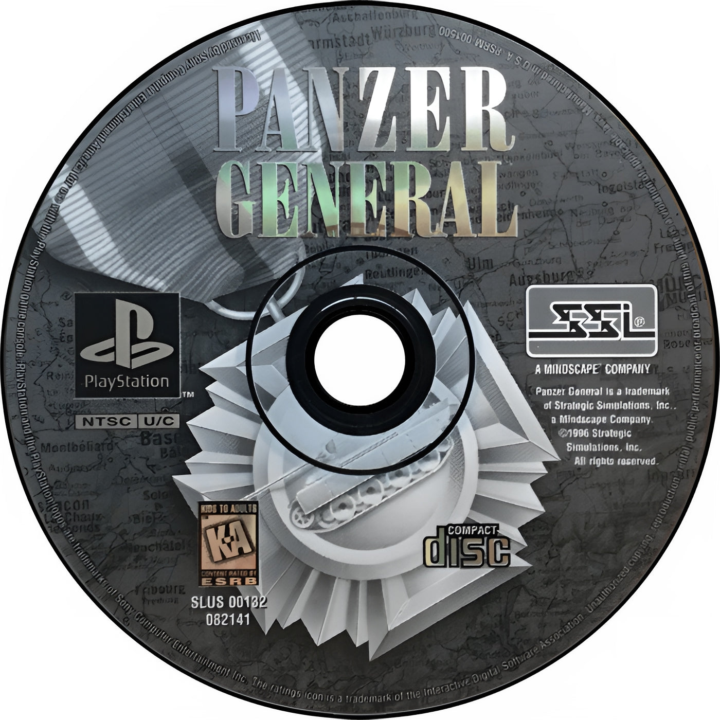 Panzer General Playstation - Video Game - Used - CaveGamers - Image 3