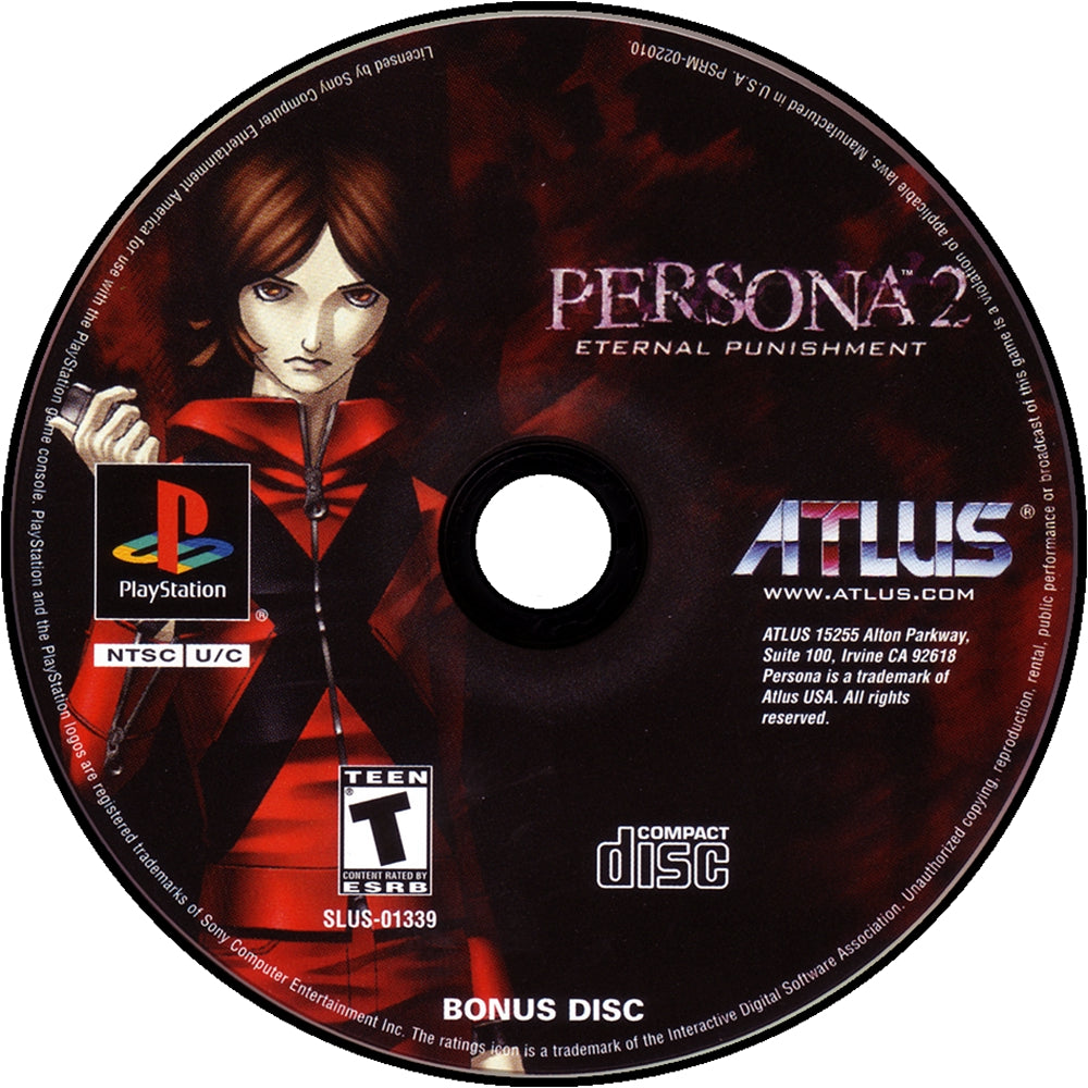 Persona 2 Eternal Punishment Playstation - Video Game - Used - CaveGamers - Image 4