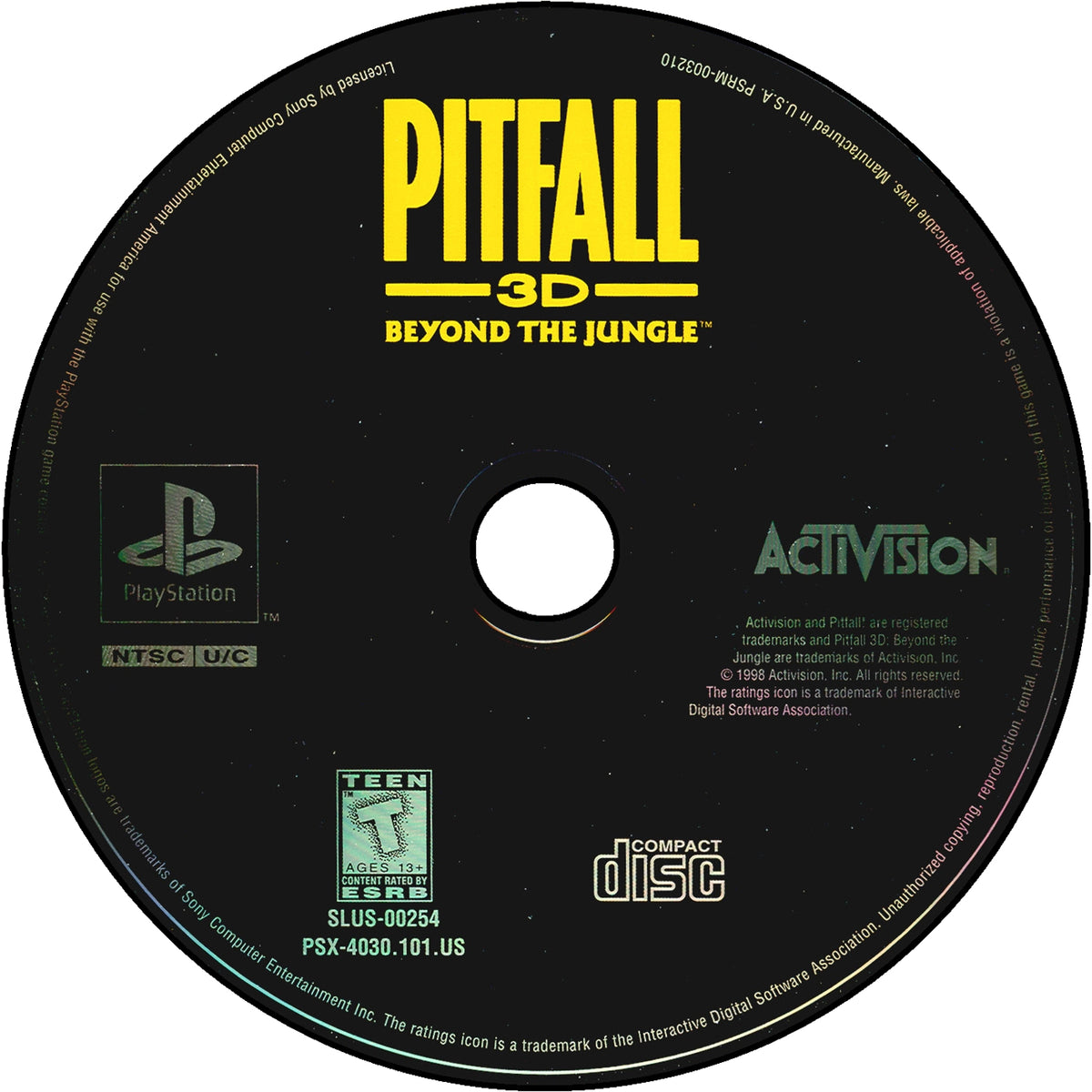Pitfall 3D Playstation - Video Game - Used - CaveGamers - Image 3