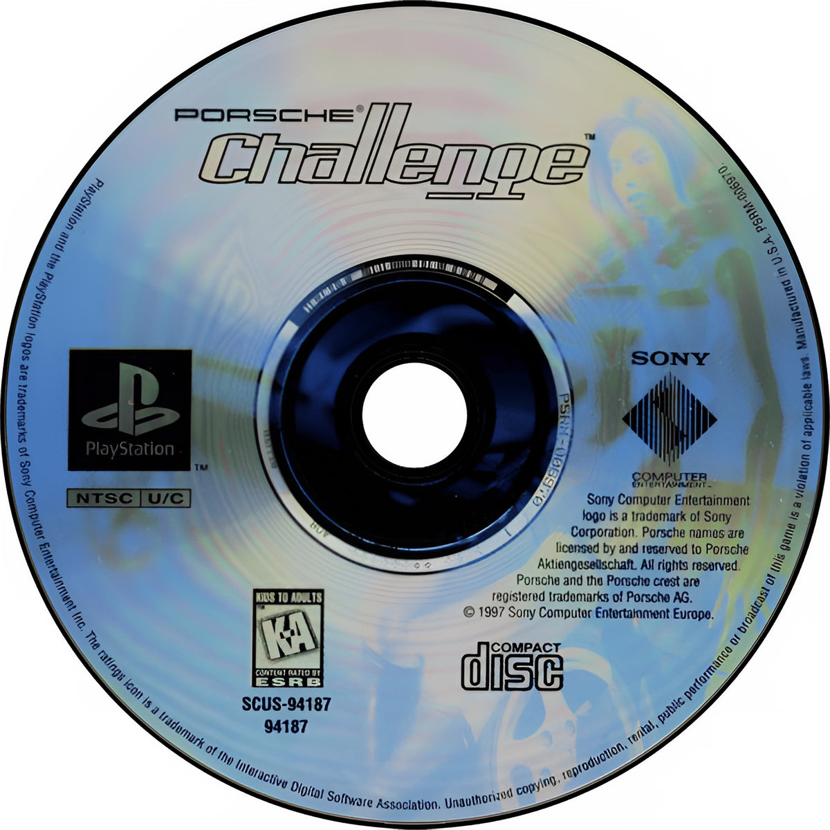 Porsche Challenge Playstation - Video Game - Used - CaveGamers - Image 3