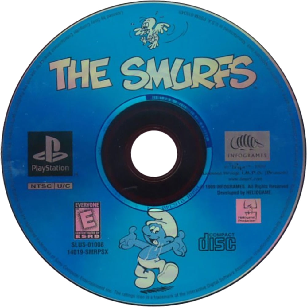 Smurfs Playstation - Video Game - Used - CaveGamers - Image 3