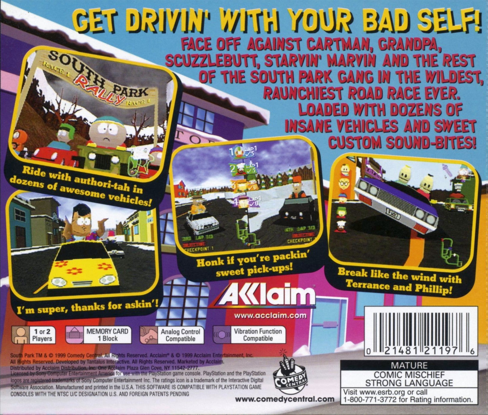 South Park Rally Playstation - Video Game - Used - CaveGamers - Image 2