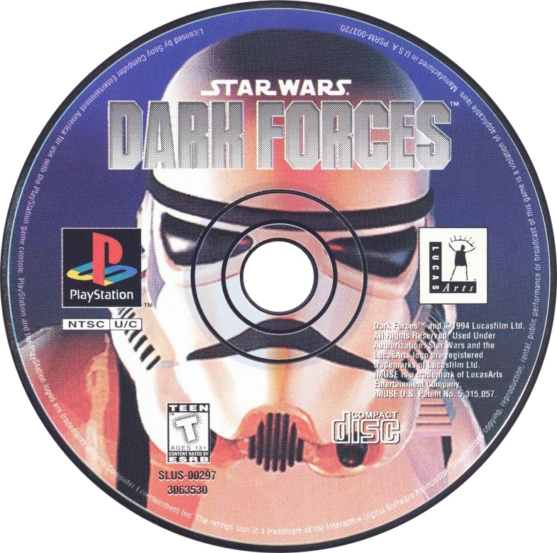 Star Wars Dark Forces Playstation - Video Game - Used - CaveGamers - Image 3