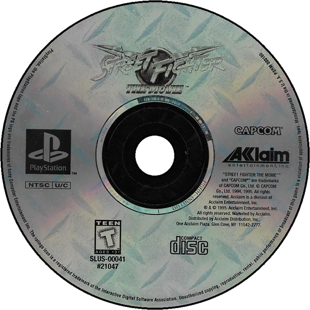 Street Fighter The Movie Playstation - Video Game - Used - CaveGamers - Image 3