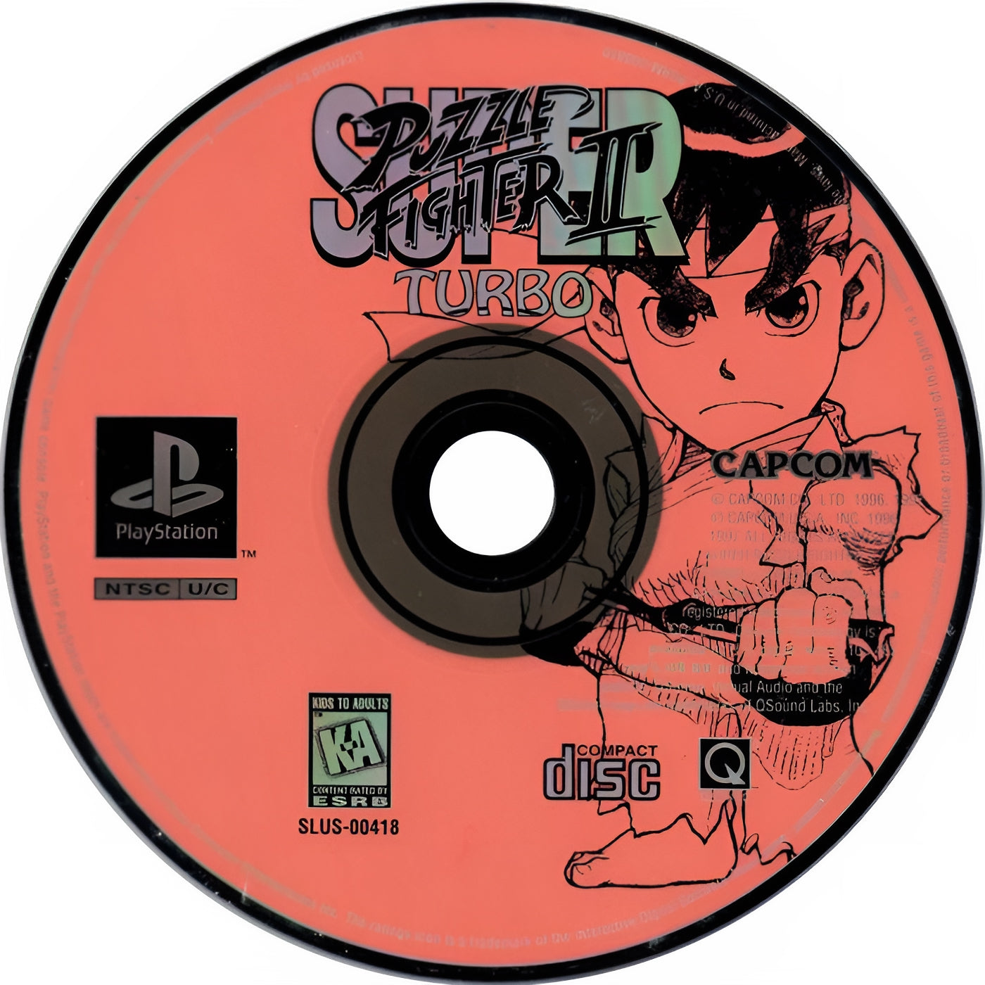Super Puzzle Fighter II Turbo Playstation - Video Game - Used - CaveGamers - Image 3