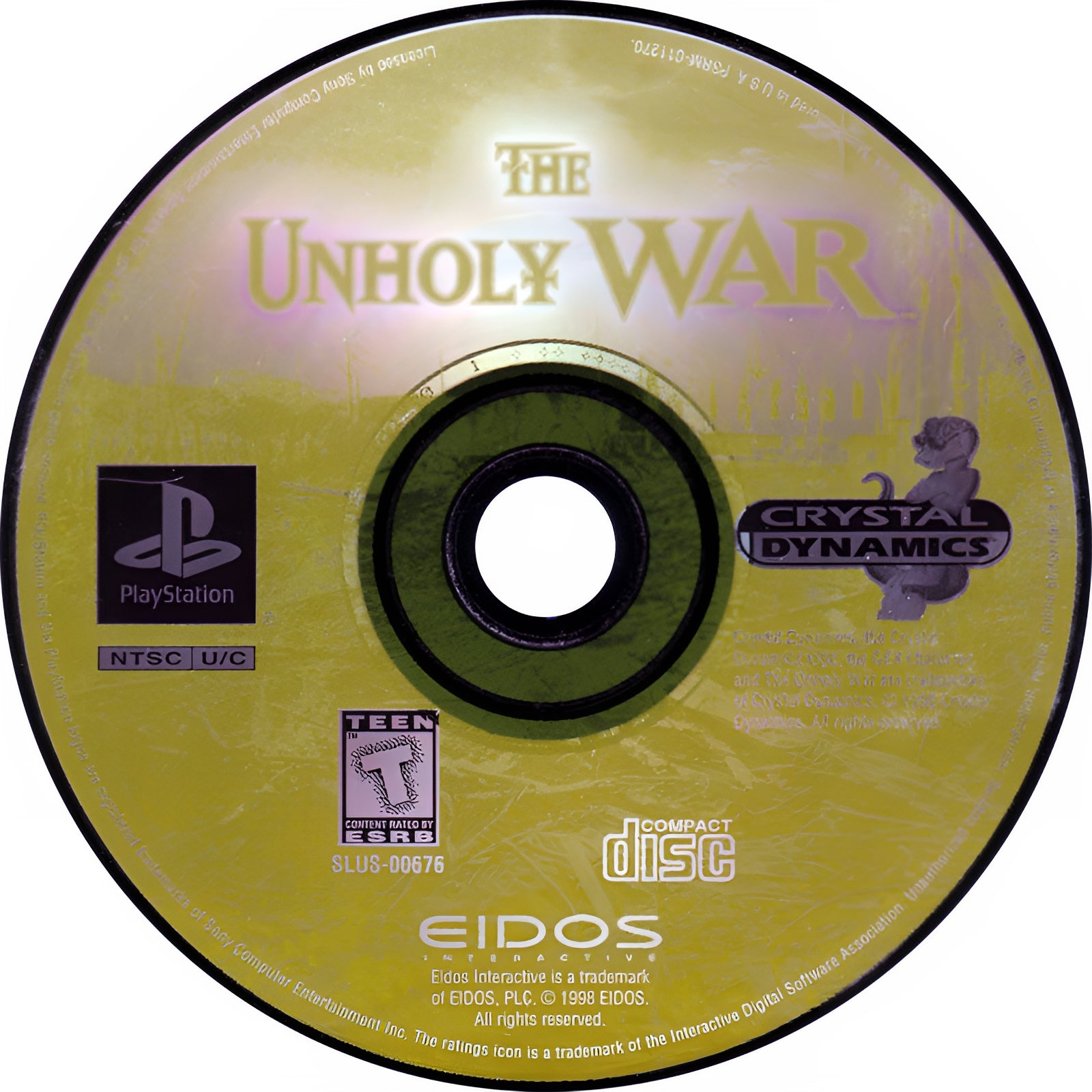 The Unholy War Playstation - Video Game - Used - CaveGamers - Image 3