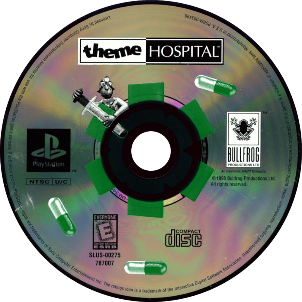 Theme Hospital Playstation - Video Game - Used - CaveGamers - Image 3