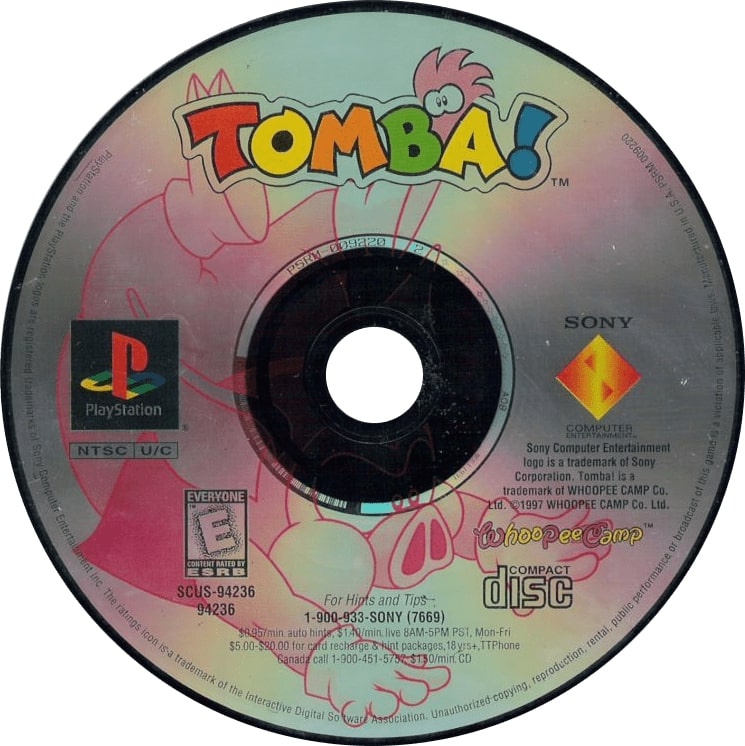 Tomba Playstation - Video Game - Used - CaveGamers - Image 3