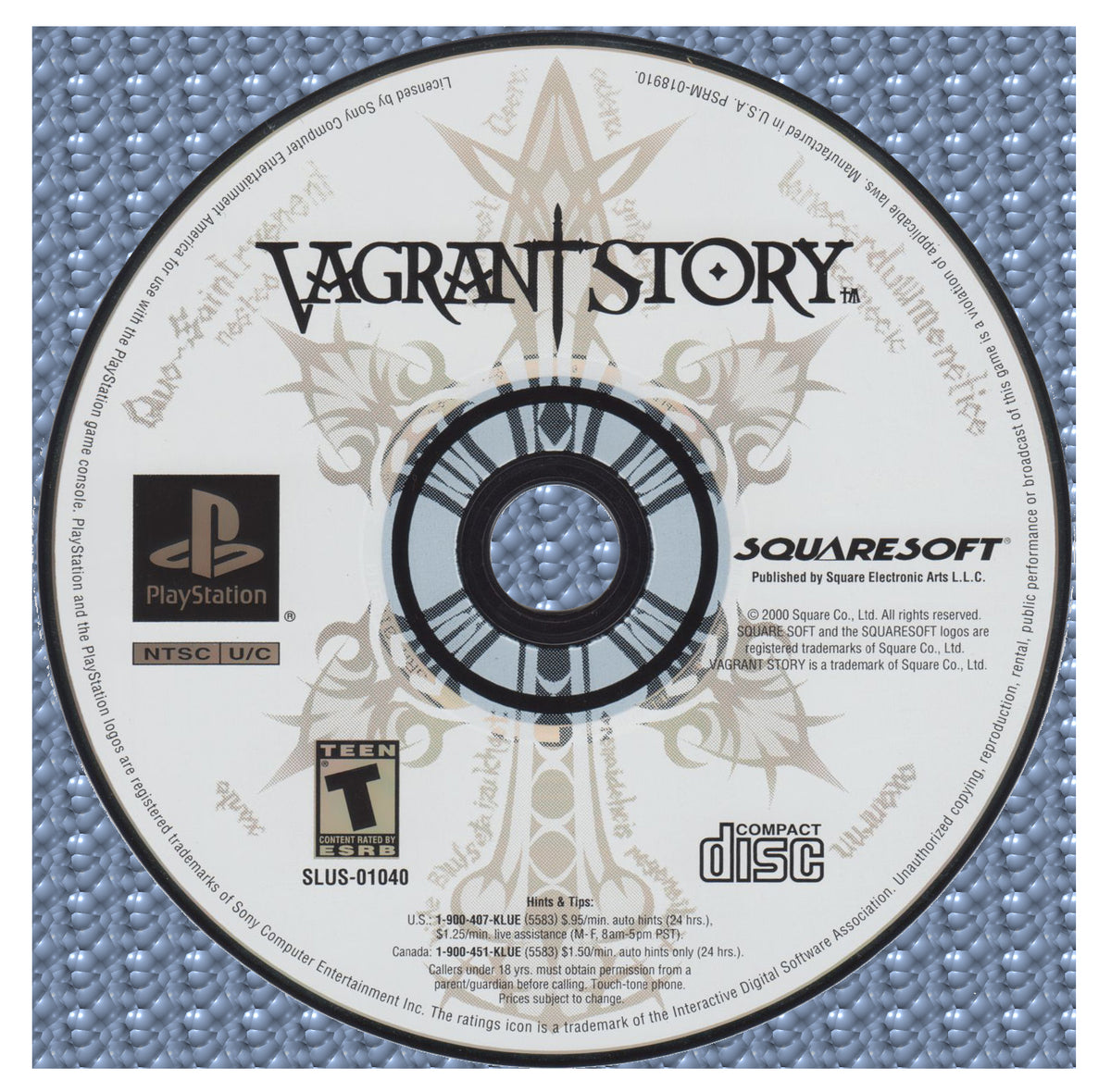 Vagrant Story Playstation - Video Game - Used - CaveGamers - Image 3